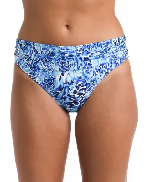 2024 La Blanca Aquatic Nature Shirred Band Hipster Bottom - Lb4cp95