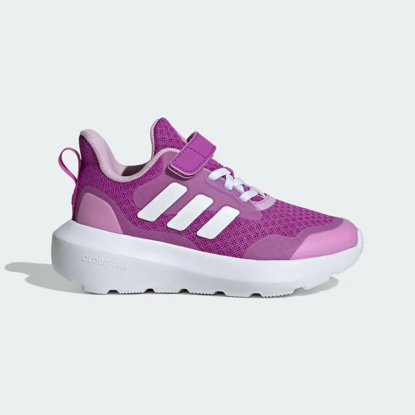 ADIDAS KID'S FORTARUN PURPLE/WHITE RUNNING SHOES