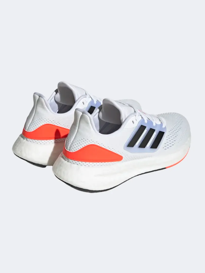 Adidas Pureboost 22 Men Running Shoes White/Black/Red