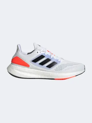 Adidas Pureboost 22 Men Running Shoes White/Black/Red