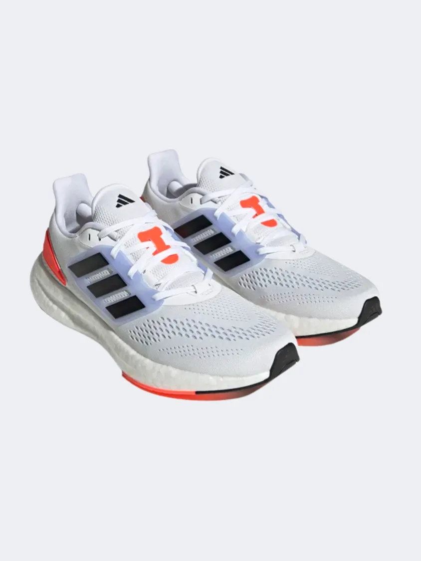 Adidas Pureboost 22 Men Running Shoes White/Black/Red