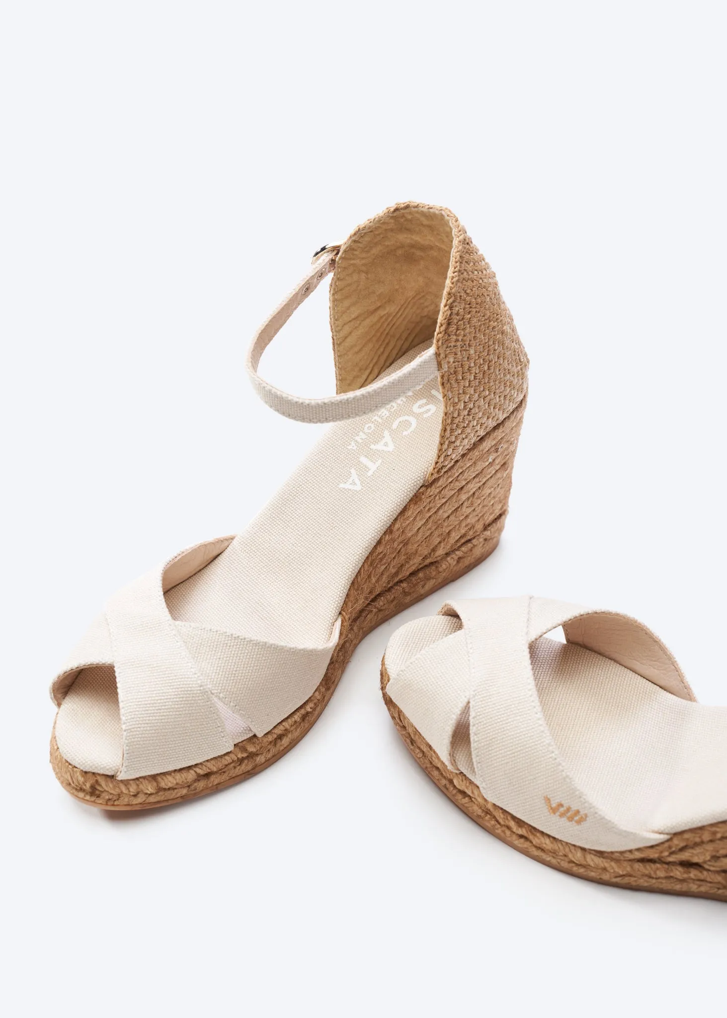 Aiguablava Canvas Espadrille Sandal Wedges