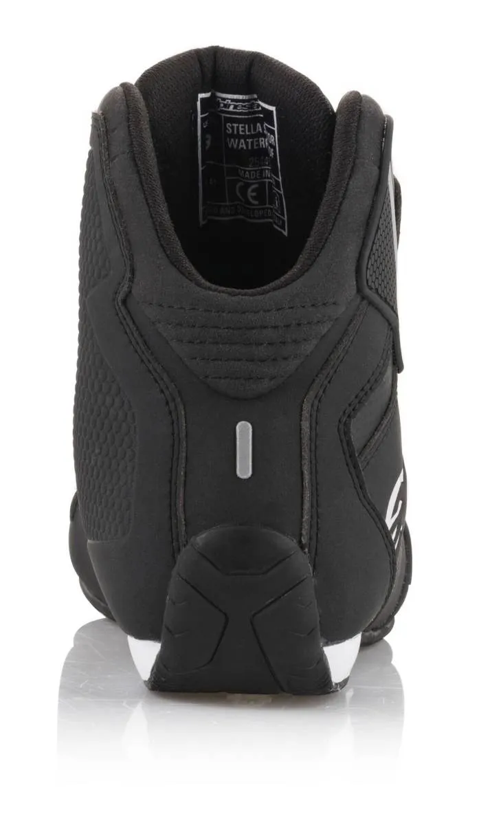 Alpinestars Women’s Stella Sektor Waterproof Black and Silver Riding Shoes