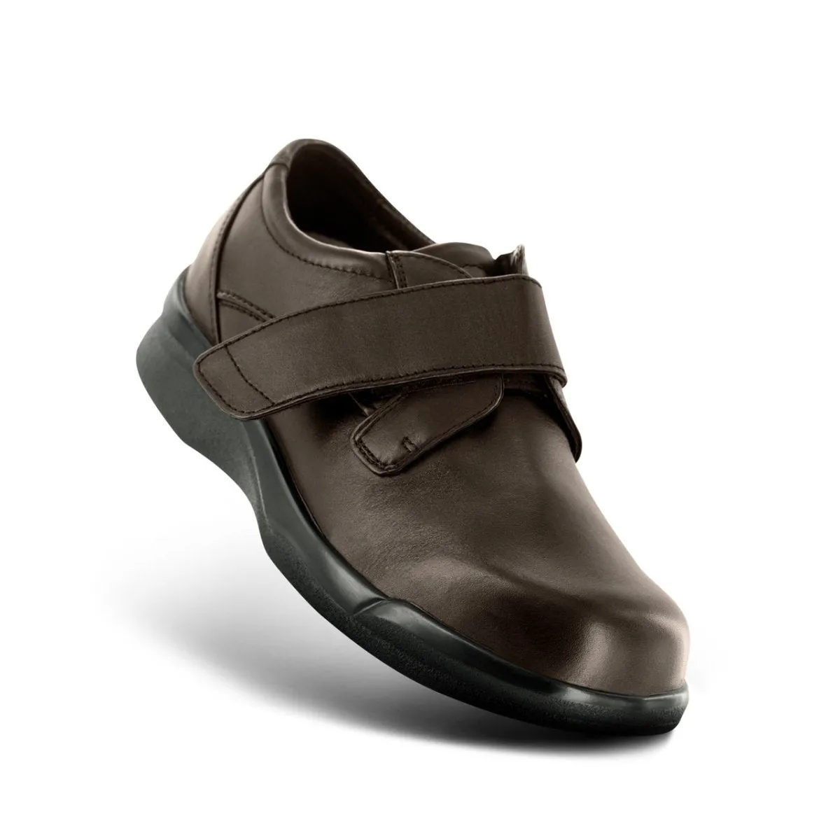 Apex B3100m Biomechanical Single Strap Men's Casual Shoe In Brown