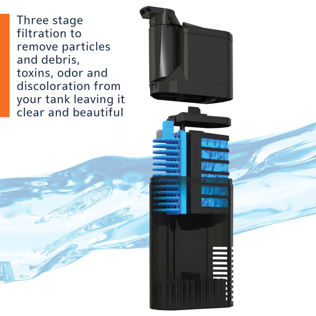 Aqueon QuietFlow AT10 Internal Power Filter