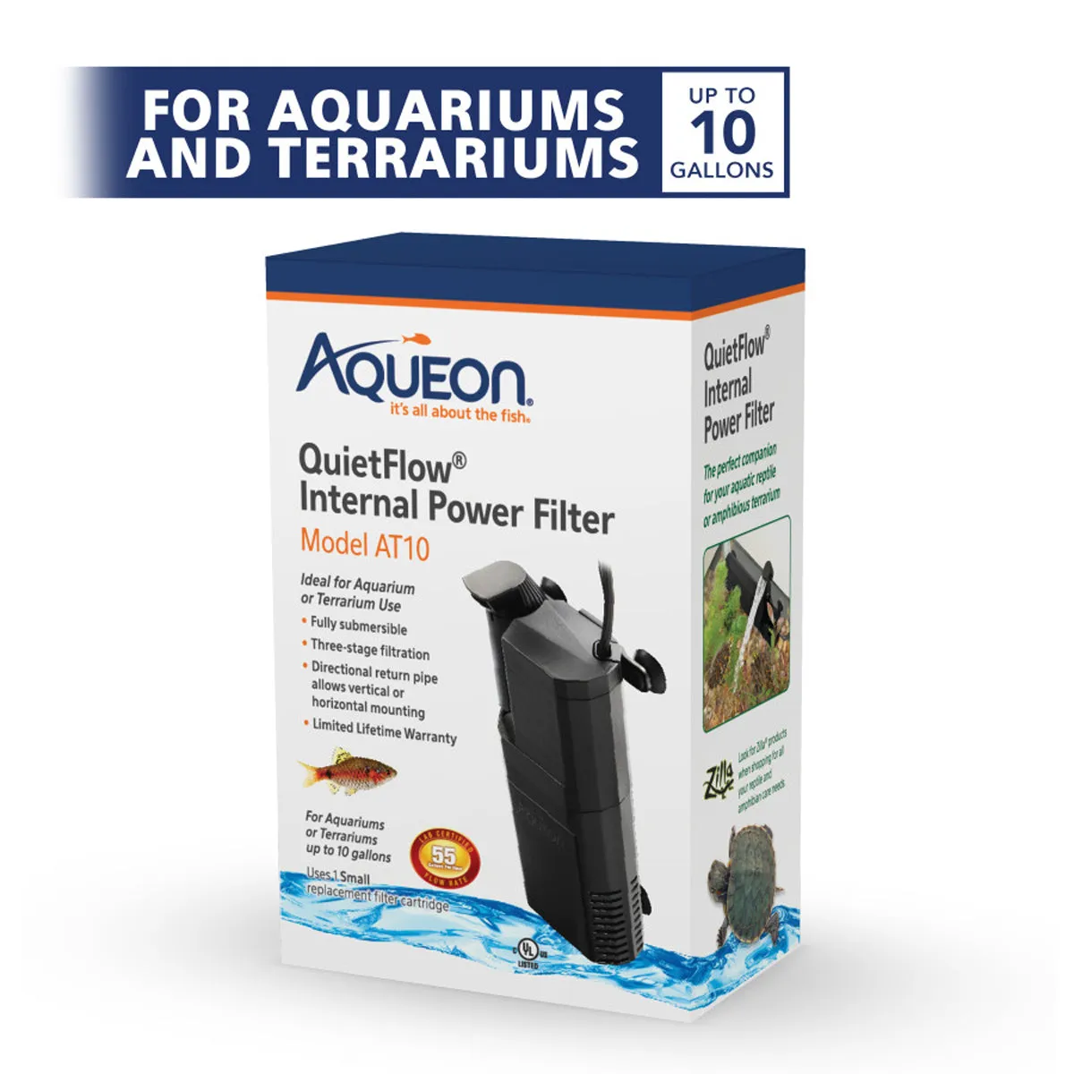 Aqueon QuietFlow AT10 Internal Power Filter