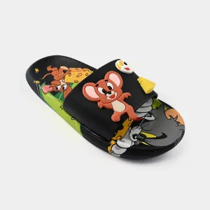 Boys Slippers DF-202-BLACK