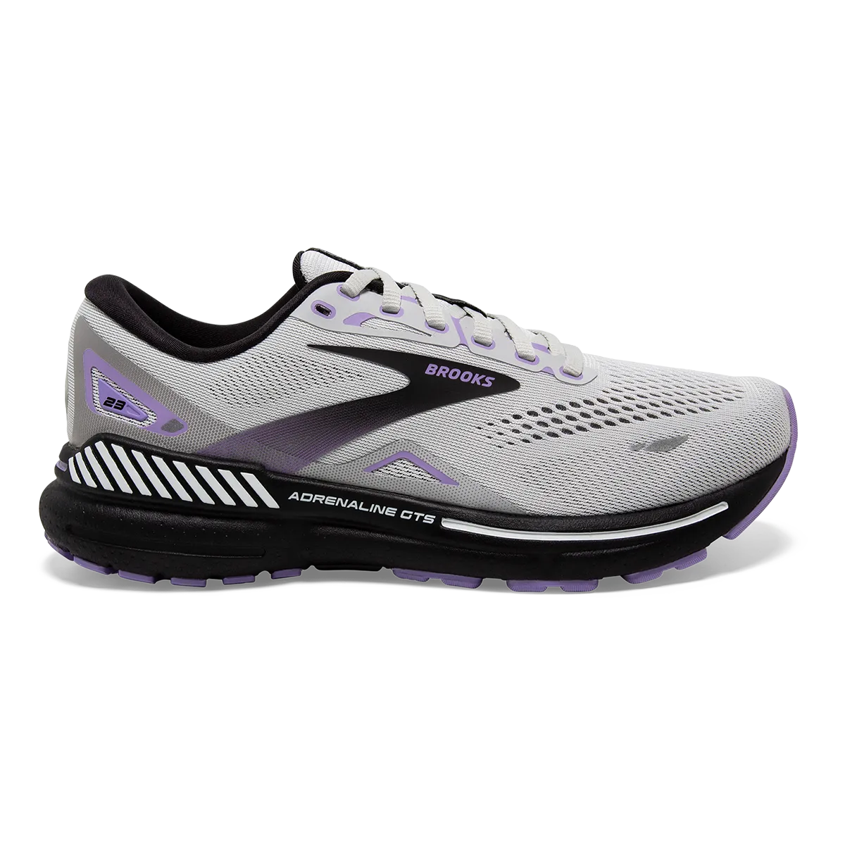 Brooks Adrenaline GTS 23 - Grey - Black - Purple