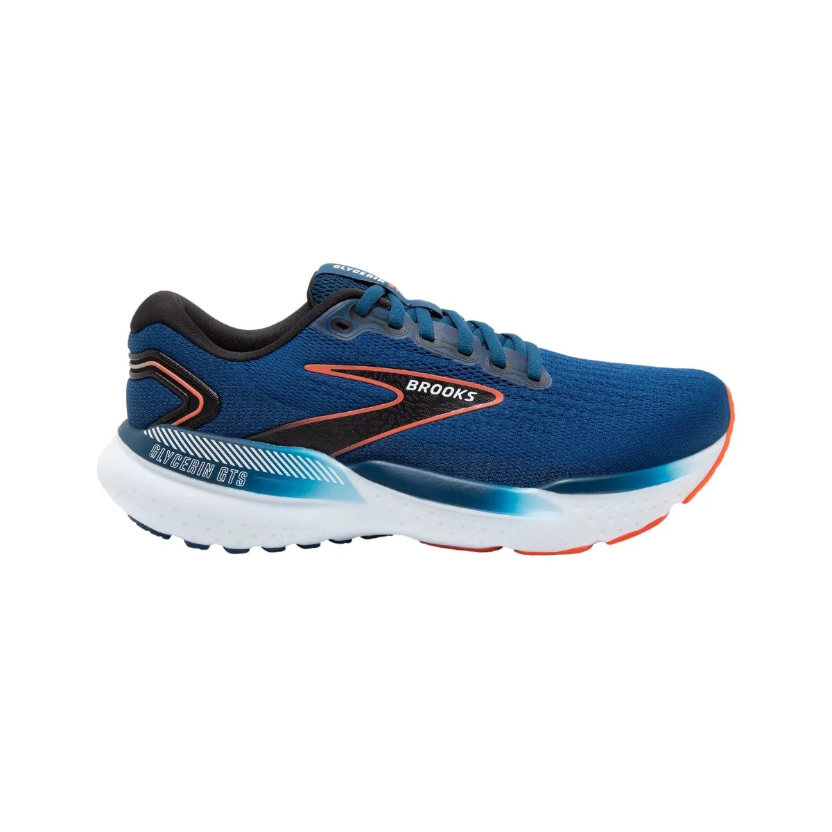 Brooks Glycerin GTS 21 Blue Orange Shoes SS24