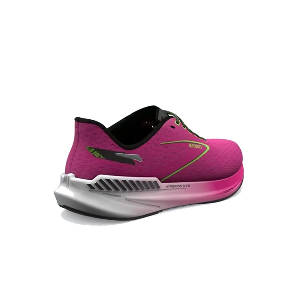 BROOKS HYPERION GTS PINK GLO/GREEN/BLACK - WOMENS