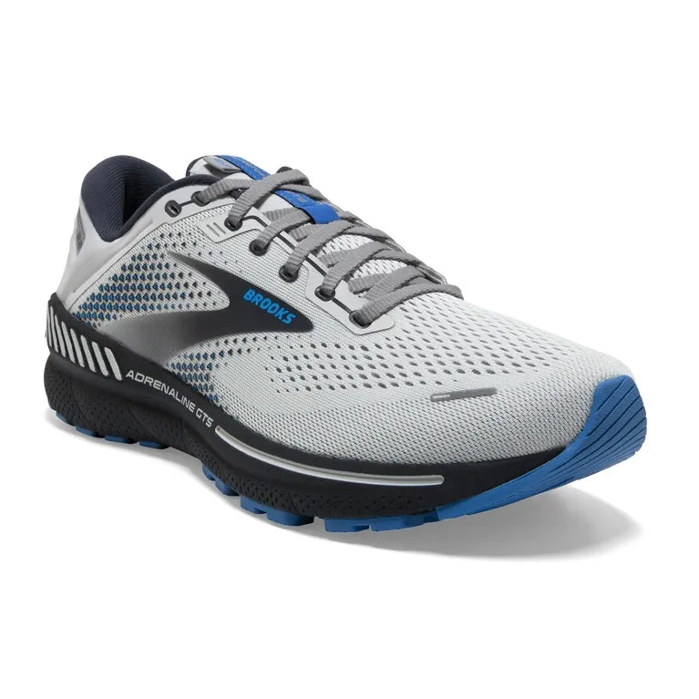 'Brooks' Men's Adrenaline GTS 22 - Oyster / India Ink / Blue