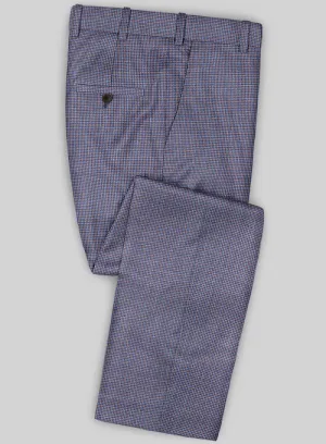 Caccioppoli Sun Dream Miola Blue Wool Silk Pants