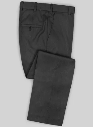 Caccioppoli Sun Dream Sanco Charcoal Wool Silk Pants