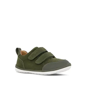 Clarks Toddlers Melvin Leather Sneaker Shoe Olive D Narrow Width