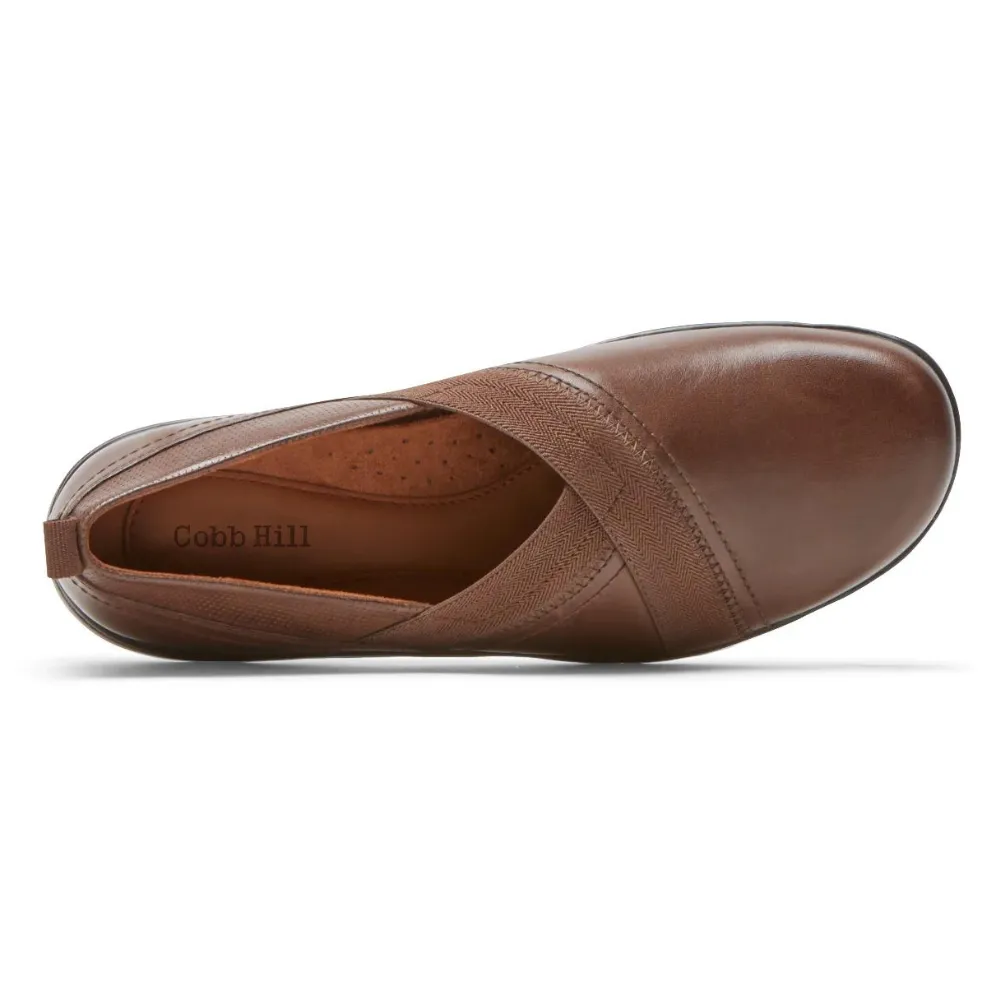 Cobb Hill Penfield Brown Leather Slip-On (Women's)