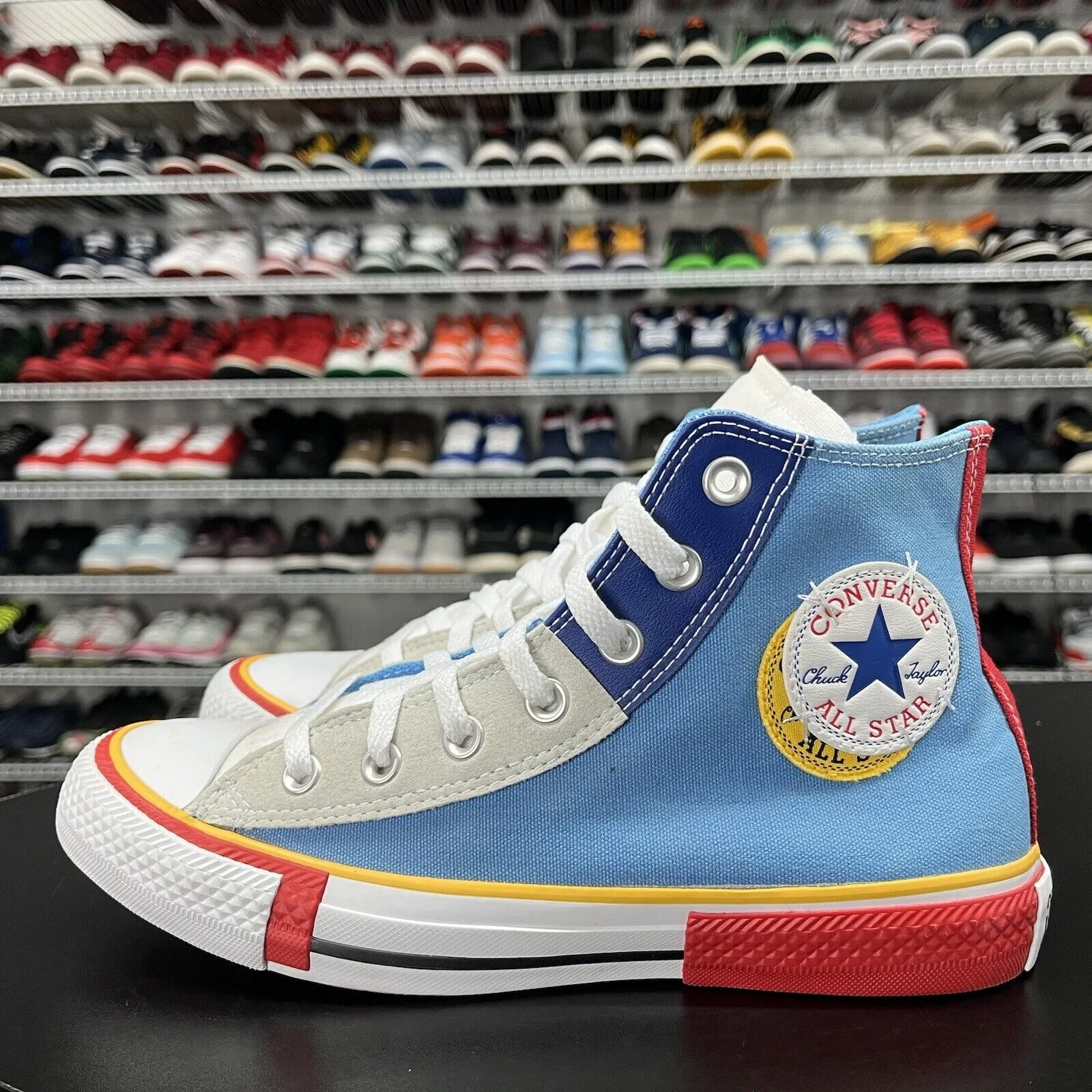 Converse Chuck Taylor All Star High Double Logo Mens Size 6 Womens Size 8