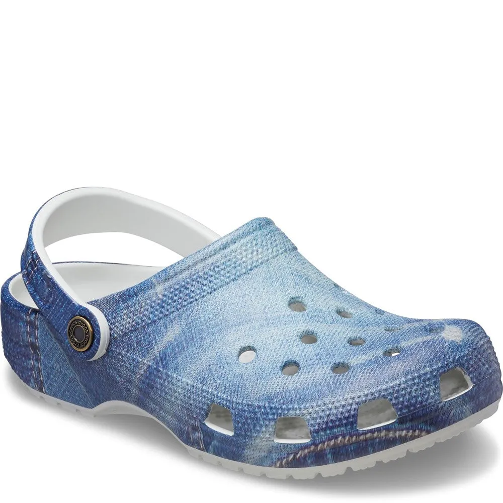 Crocs Unisex Classic Denim Clog