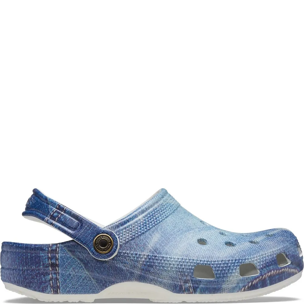 Crocs Unisex Classic Denim Clog