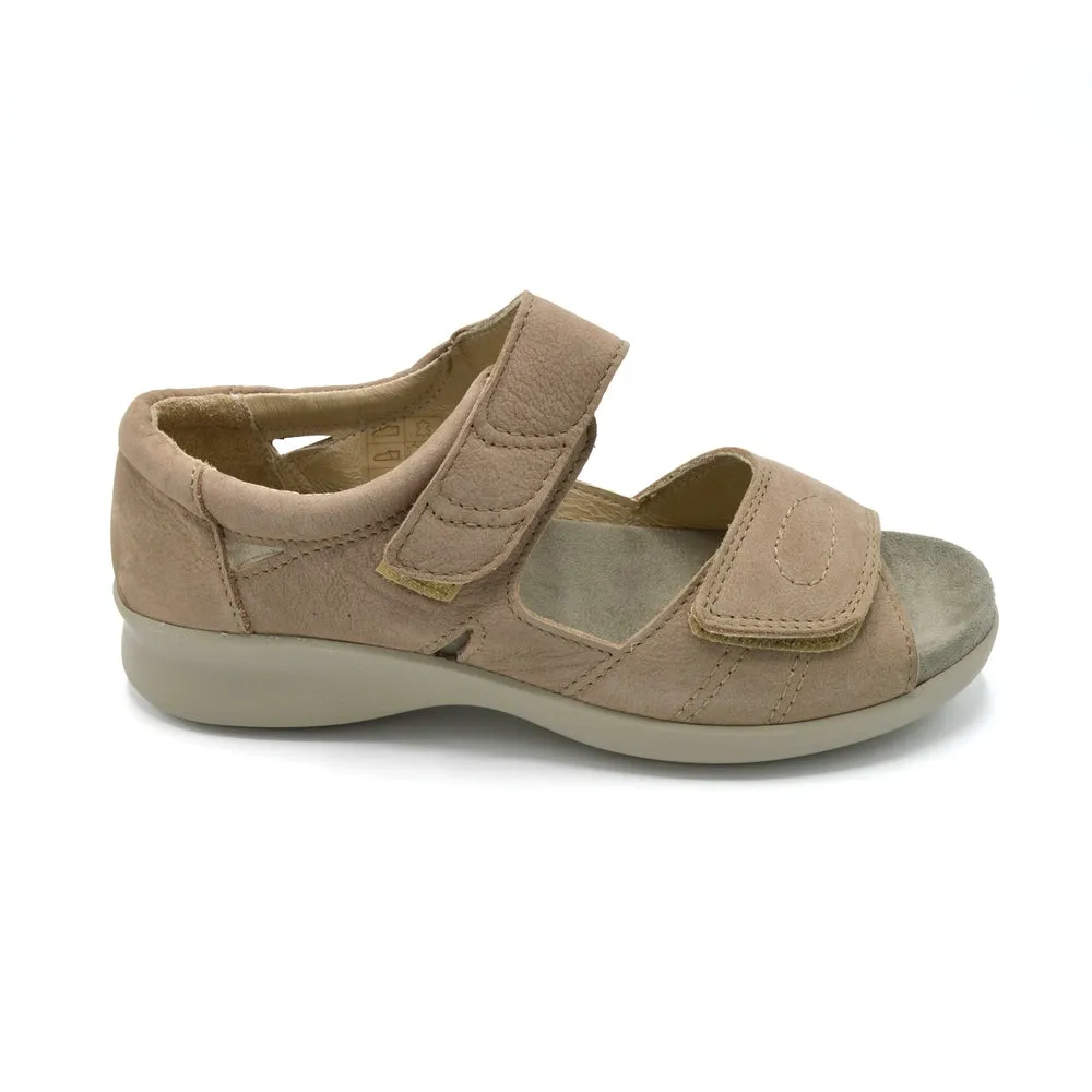 DB Kylie - Ladies Wide Fit Summer Sandal - 2V (2E-4E) Fitting - Beige