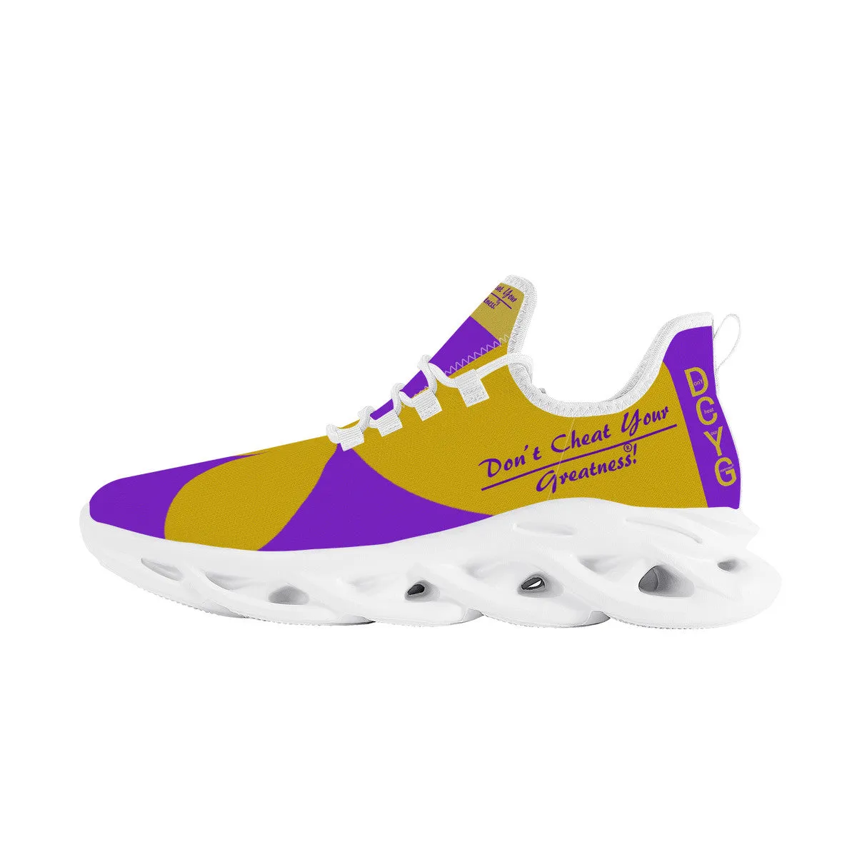 DCYG Purple & Gold 2nd Edition B Flex Control Sneaker - White