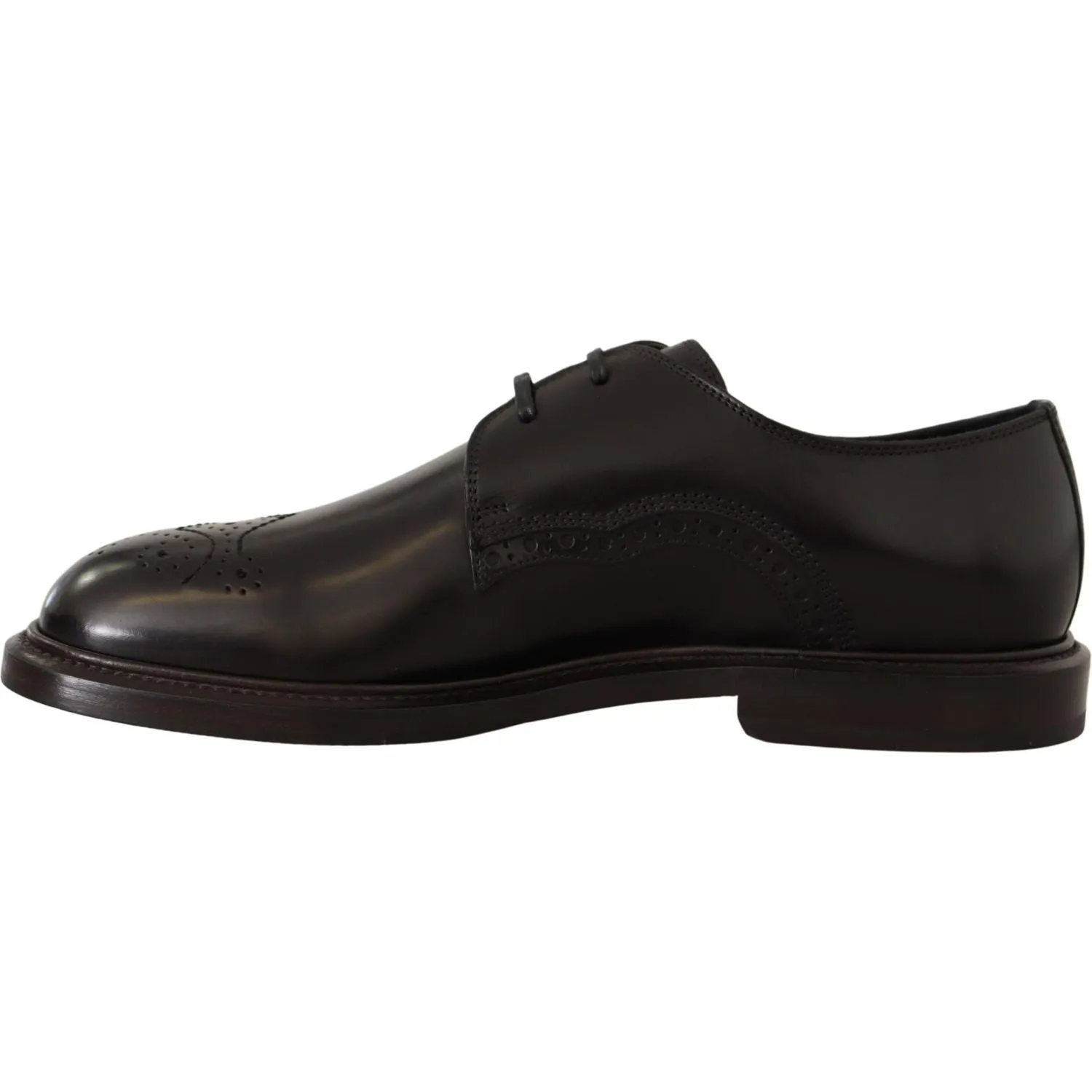 Dolce & Gabbana Elegant Black Derby Dress Shoes