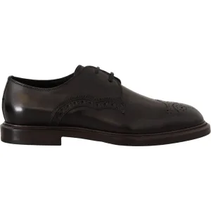 Dolce & Gabbana Elegant Black Derby Dress Shoes