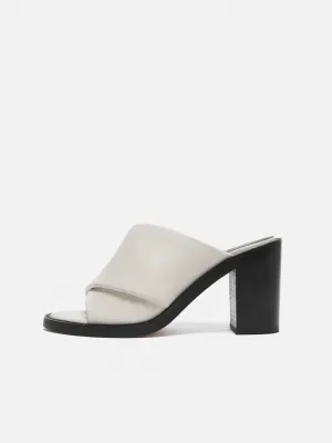 Duvile Padded Heel Sandal | White