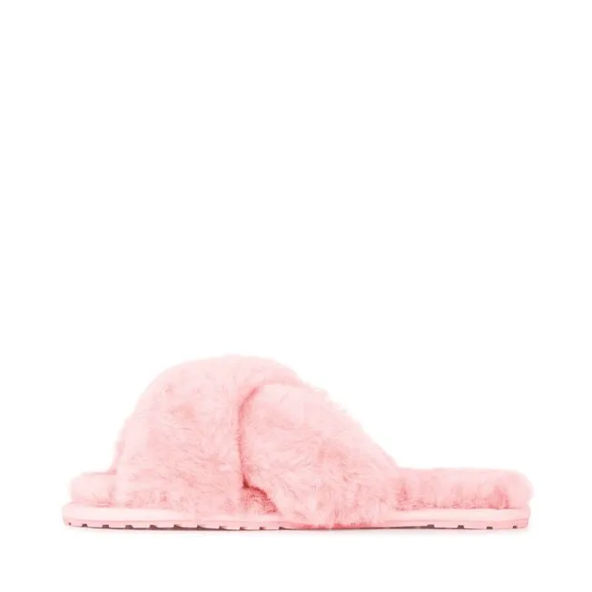 Emu Australia WOMENS MAYBERRY SHEEPSKIN SLIPPERS - BABY PINK