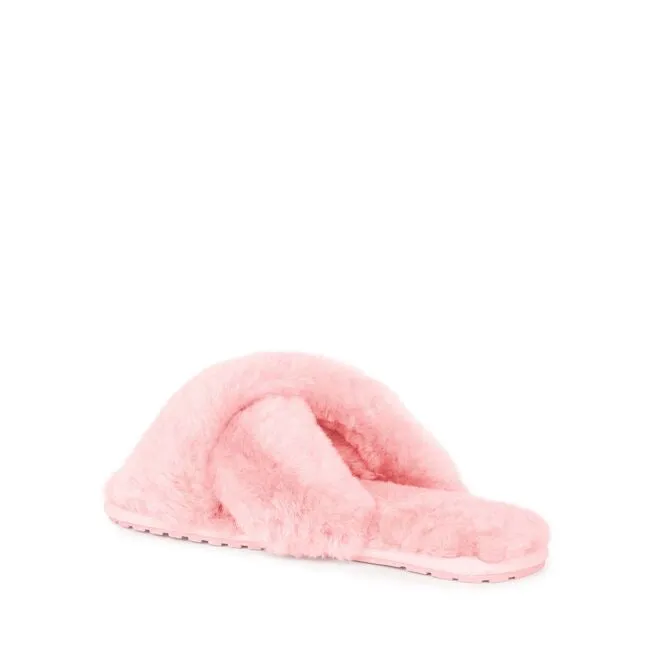 Emu Australia WOMENS MAYBERRY SHEEPSKIN SLIPPERS - BABY PINK