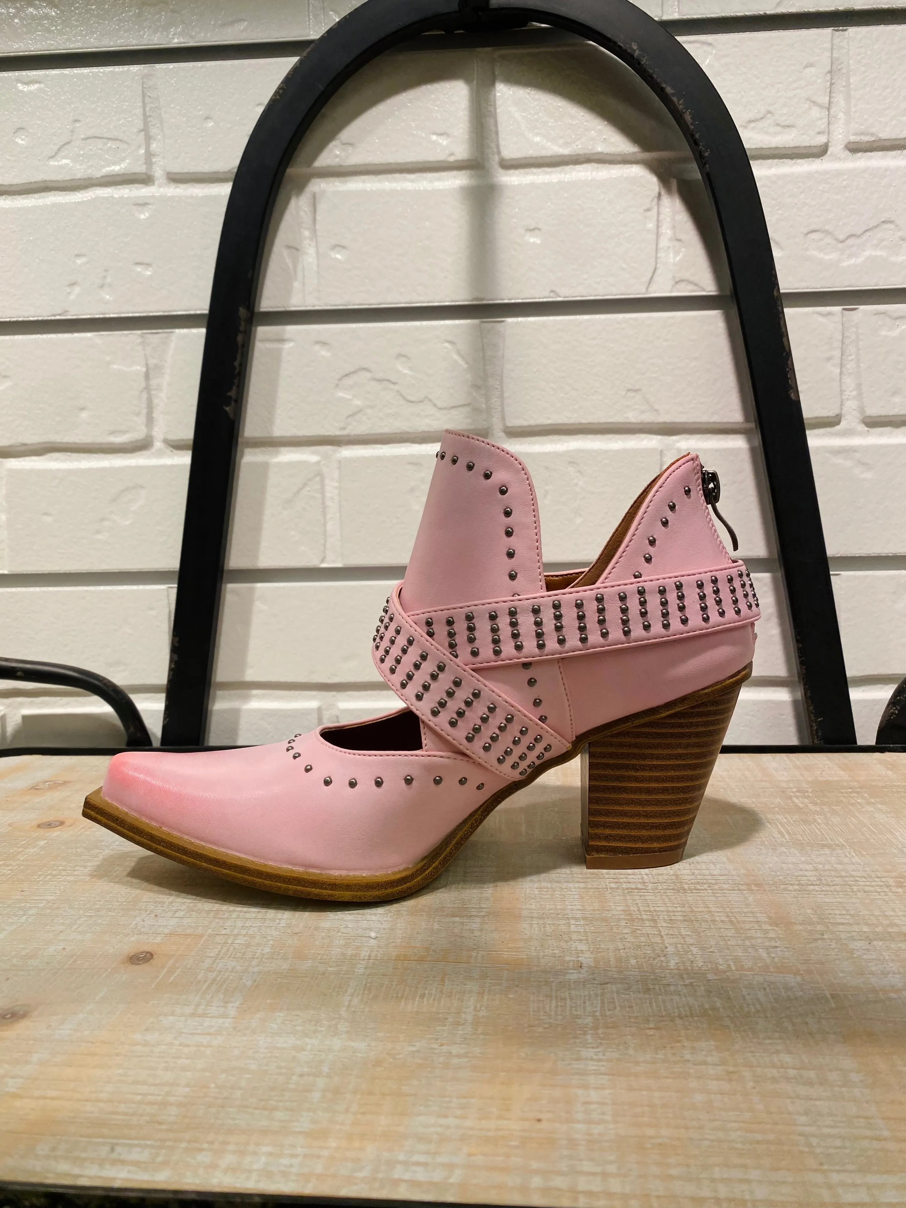 Fiona Western Bootie | Pink