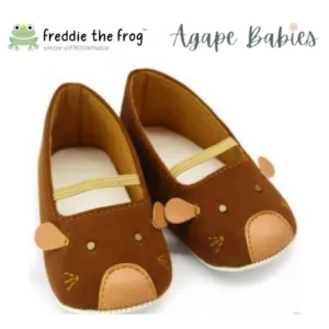 Freddie The Frog Pre Walker Shoes - Minnie Brown