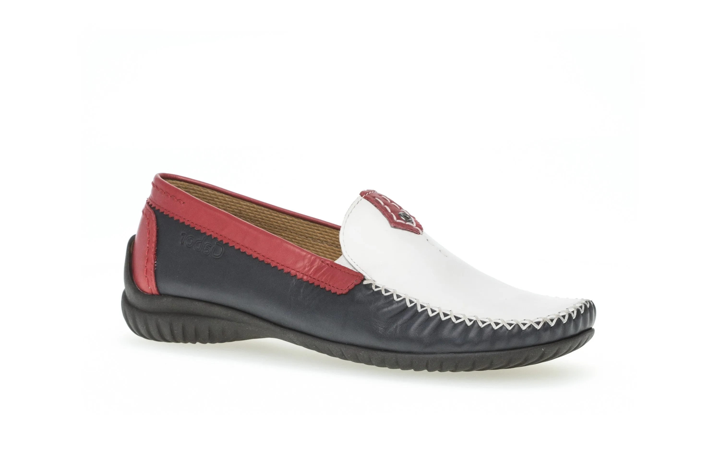 Gabor Womens Loafer 46.090.68 Midnight/White/Red