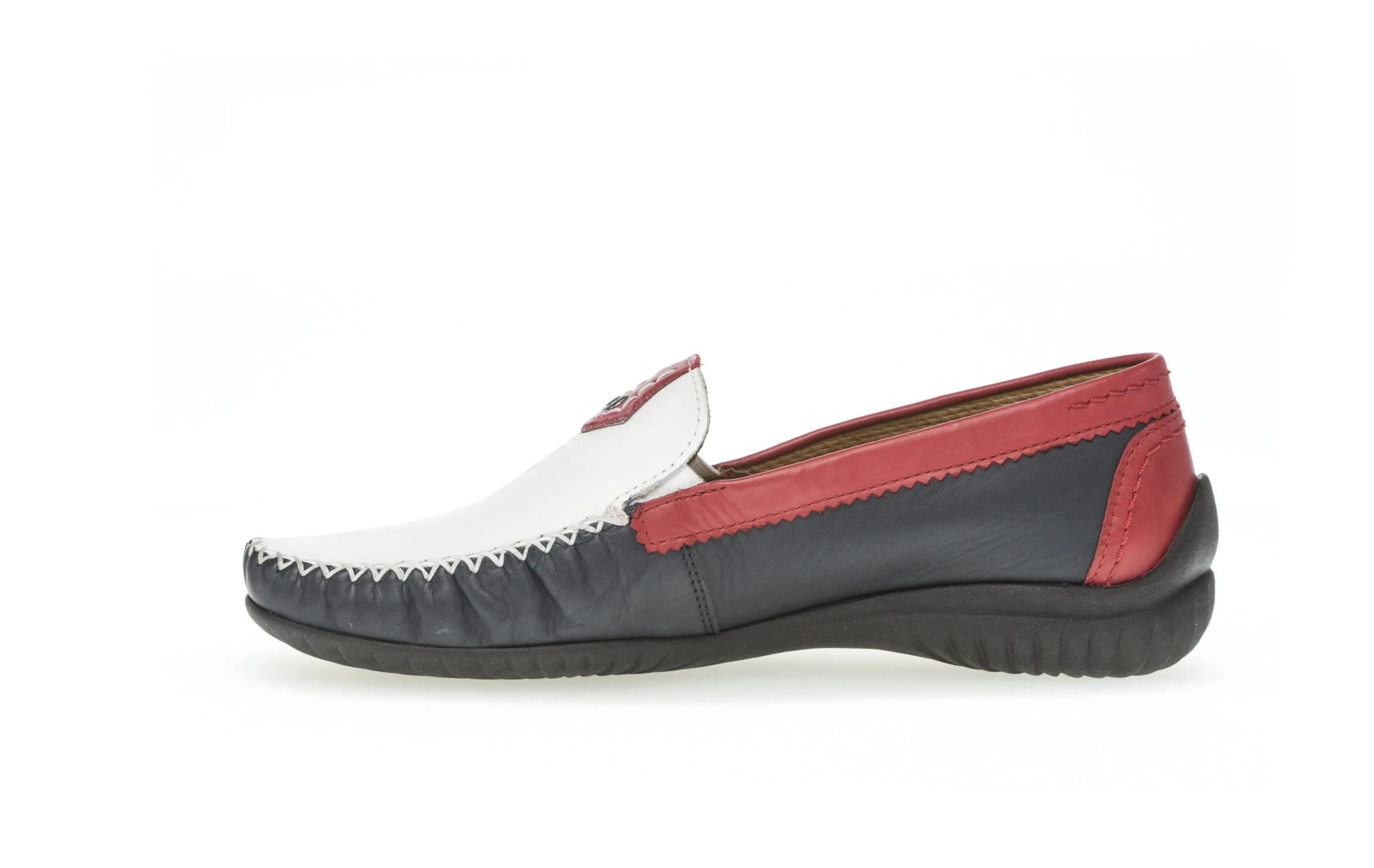 Gabor Womens Loafer 46.090.68 Midnight/White/Red