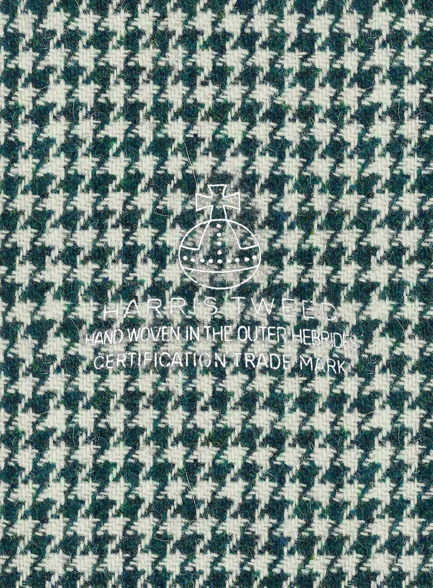 Harris Tweed Houndstooth Green Pants