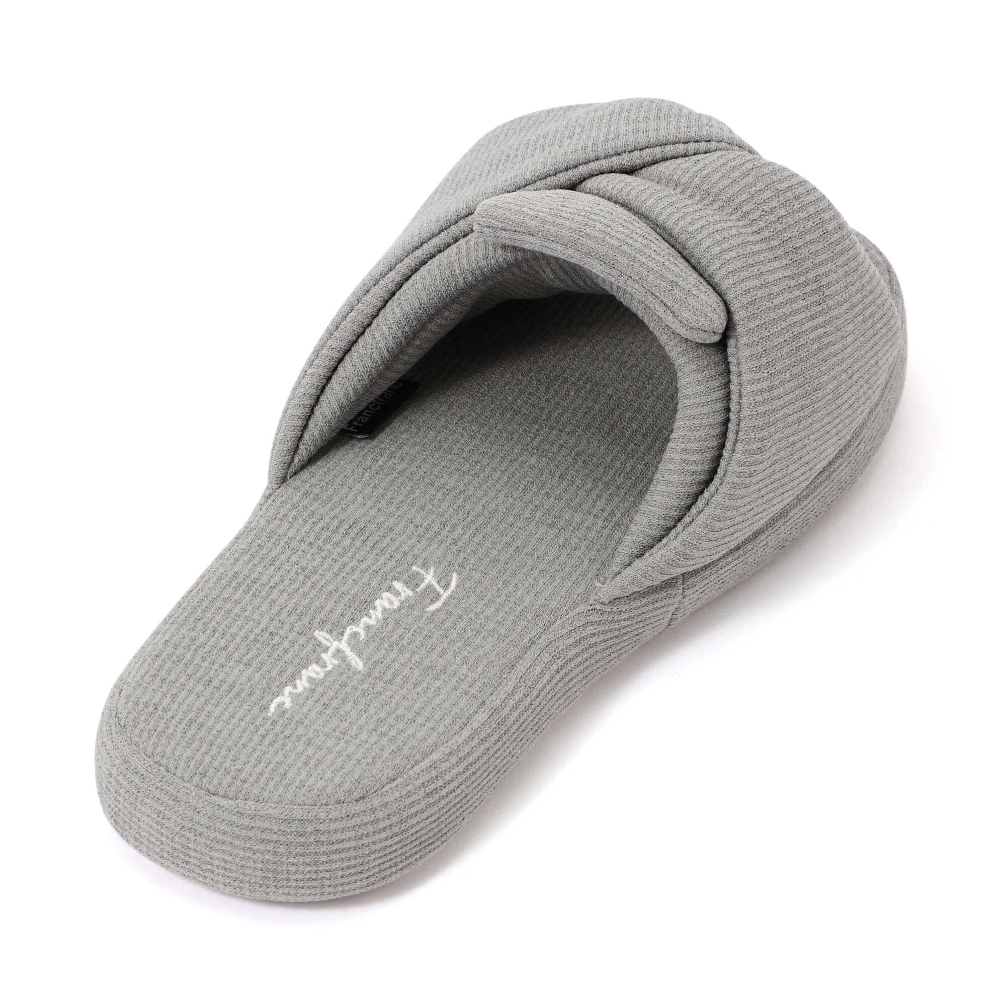 Ice Touch Rib Cross Room Shoes Gray