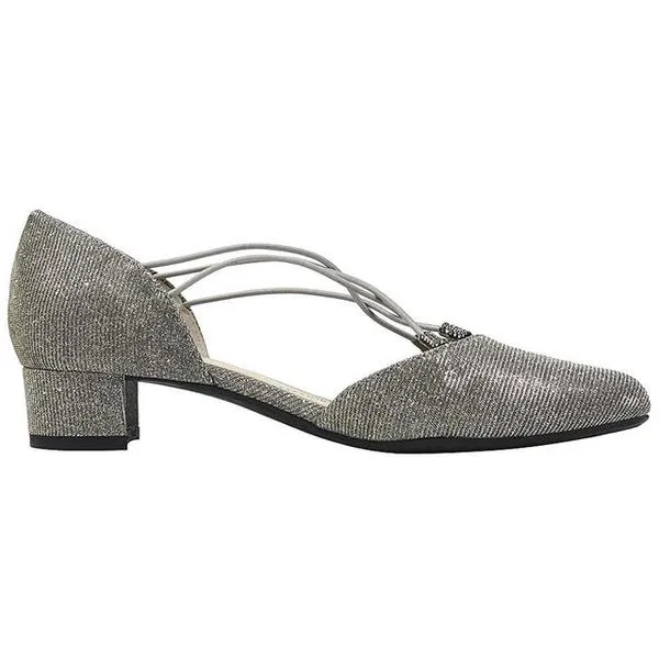 J. Renee Charolette Pewter Heel (Women's)