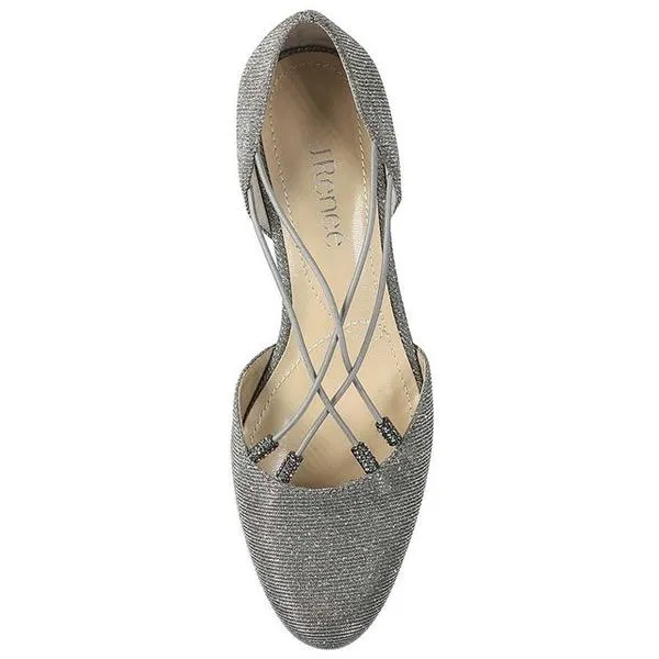 J. Renee Charolette Pewter Heel (Women's)