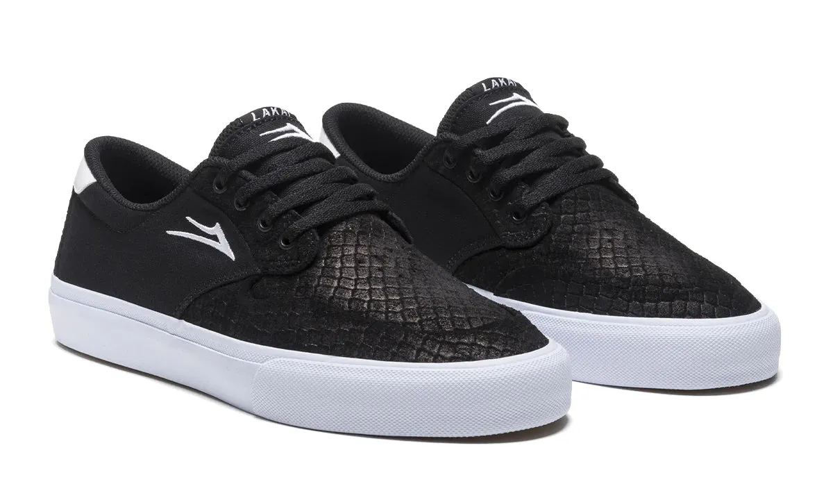 Lakai Shoes Riley 3 - Black Snake Suede