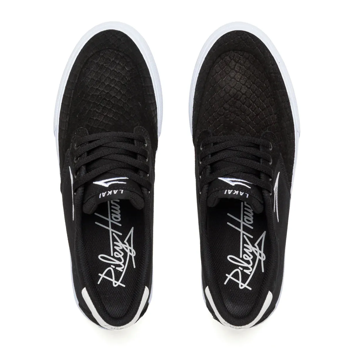 Lakai Shoes Riley 3 - Black Snake Suede