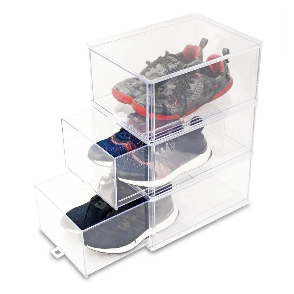 Large Stackable Acrylic Shoe Drawer