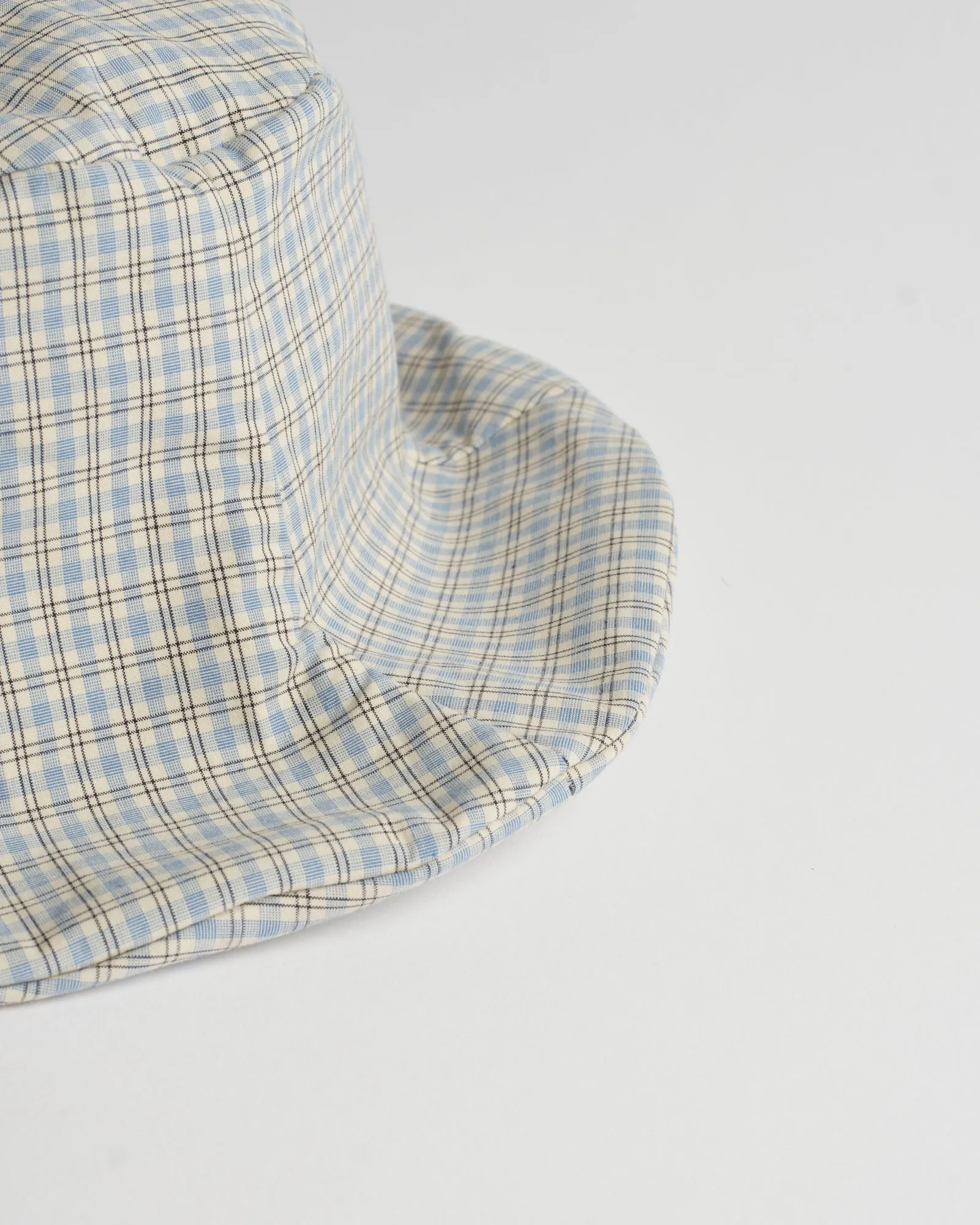 Malleable Hat, Checkered Blue