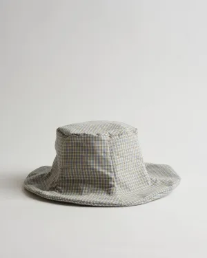 Malleable Hat, Checkered Blue