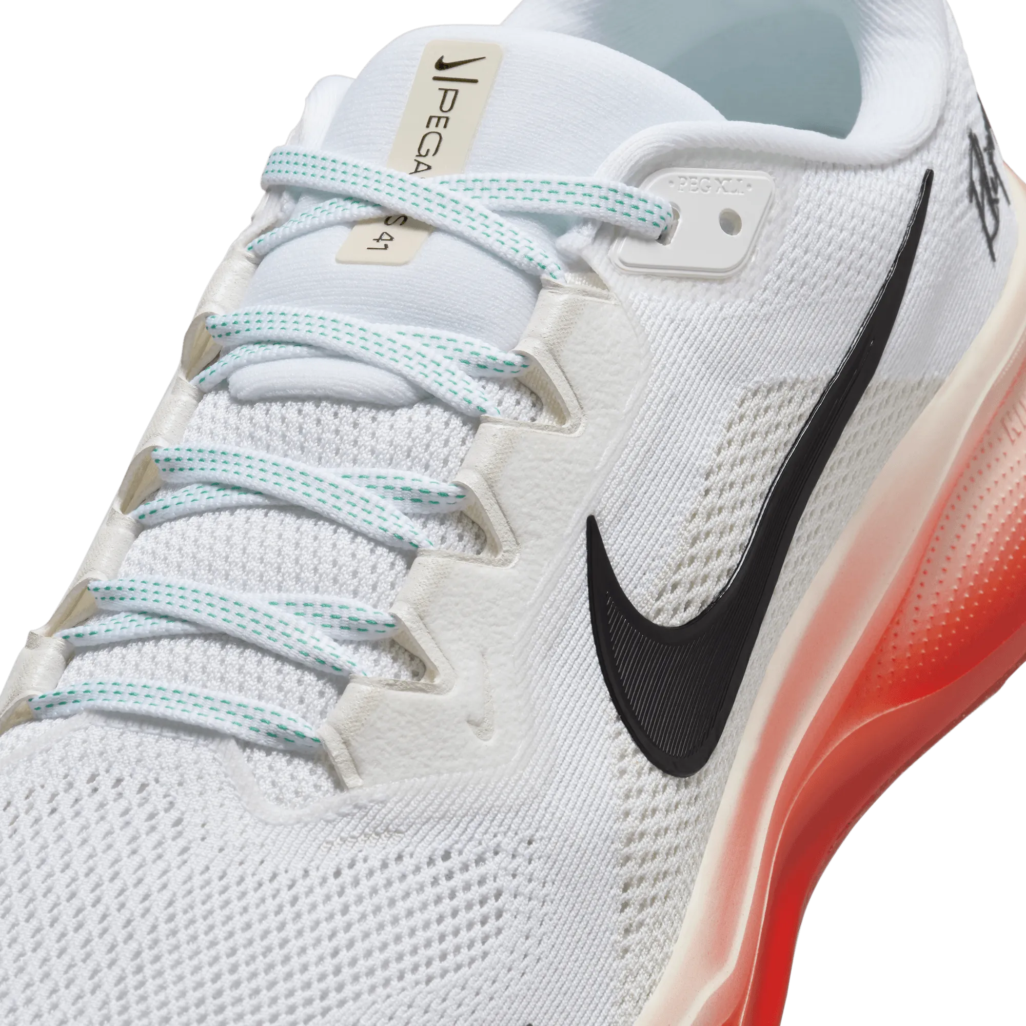 Men's Air Zoom Pegasus 41 "Eliud Kipchoge" (100 - White/Black-Pale Ivory-Dragon Red)