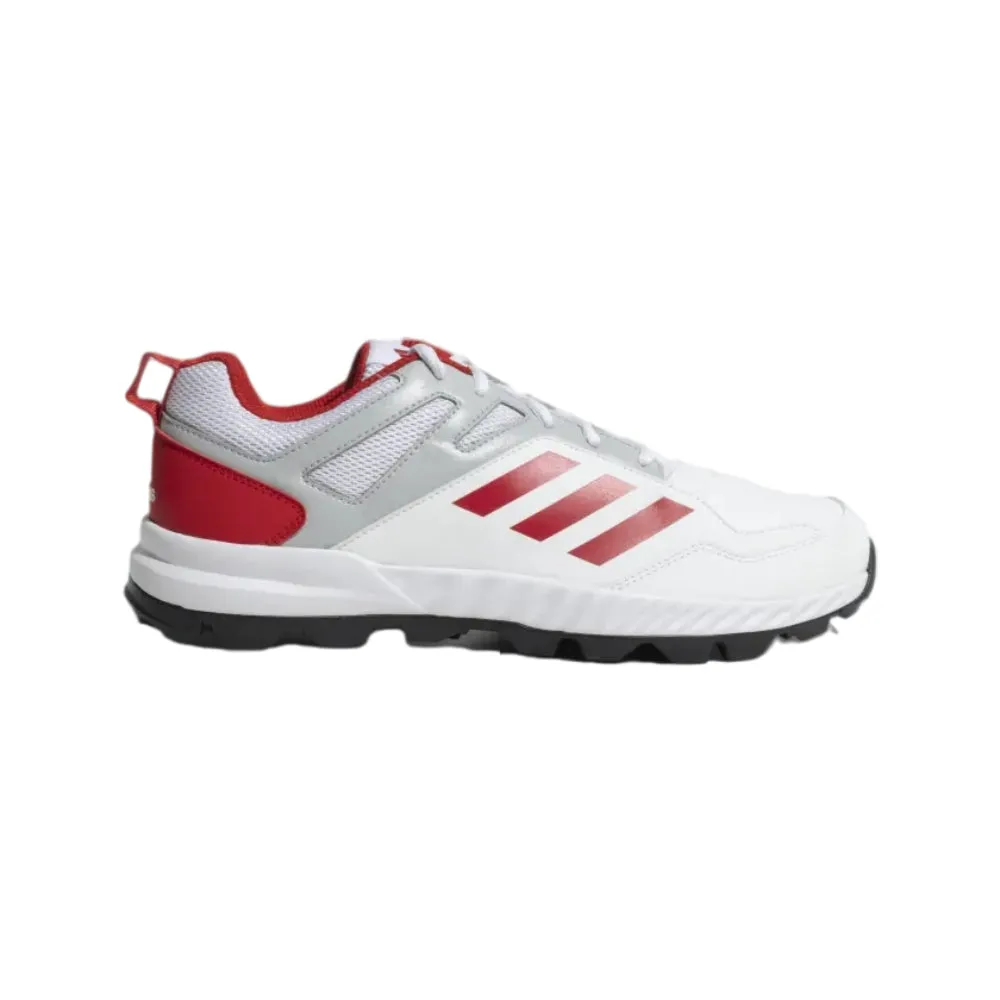 Men's Cririse V2 Cricket Shoe (Cloud White/Better Scarlet/Stone)