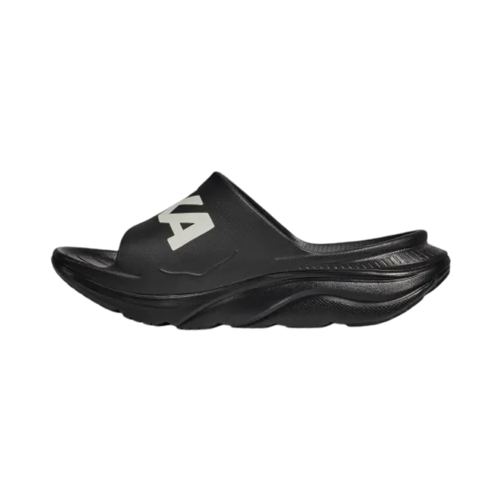 Men's Hoka Ora Athletic Slide Black White