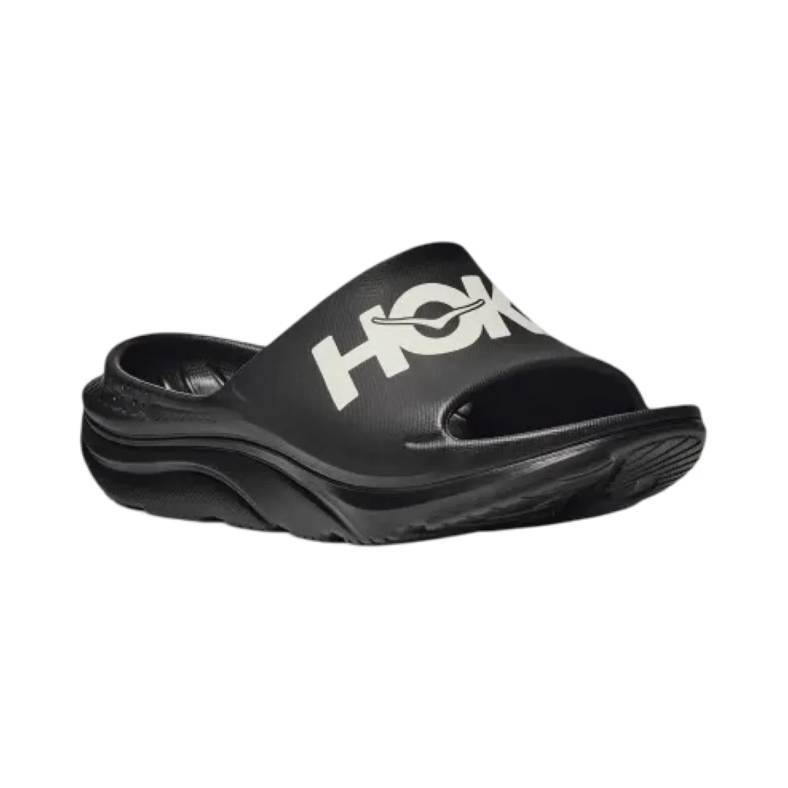 Men's Hoka Ora Athletic Slide Black White