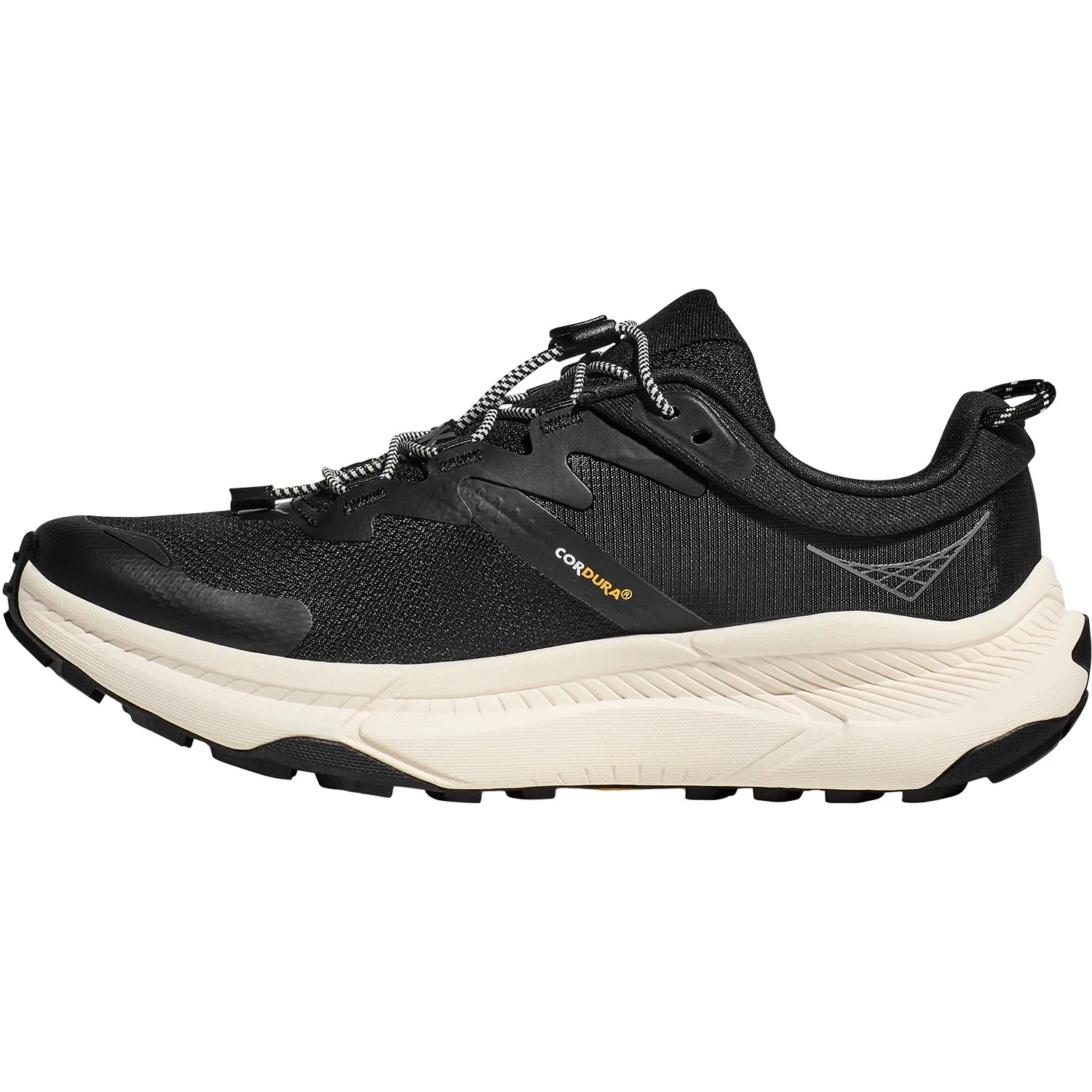 Men's Hoka Transport Black/Alabaster Mesh