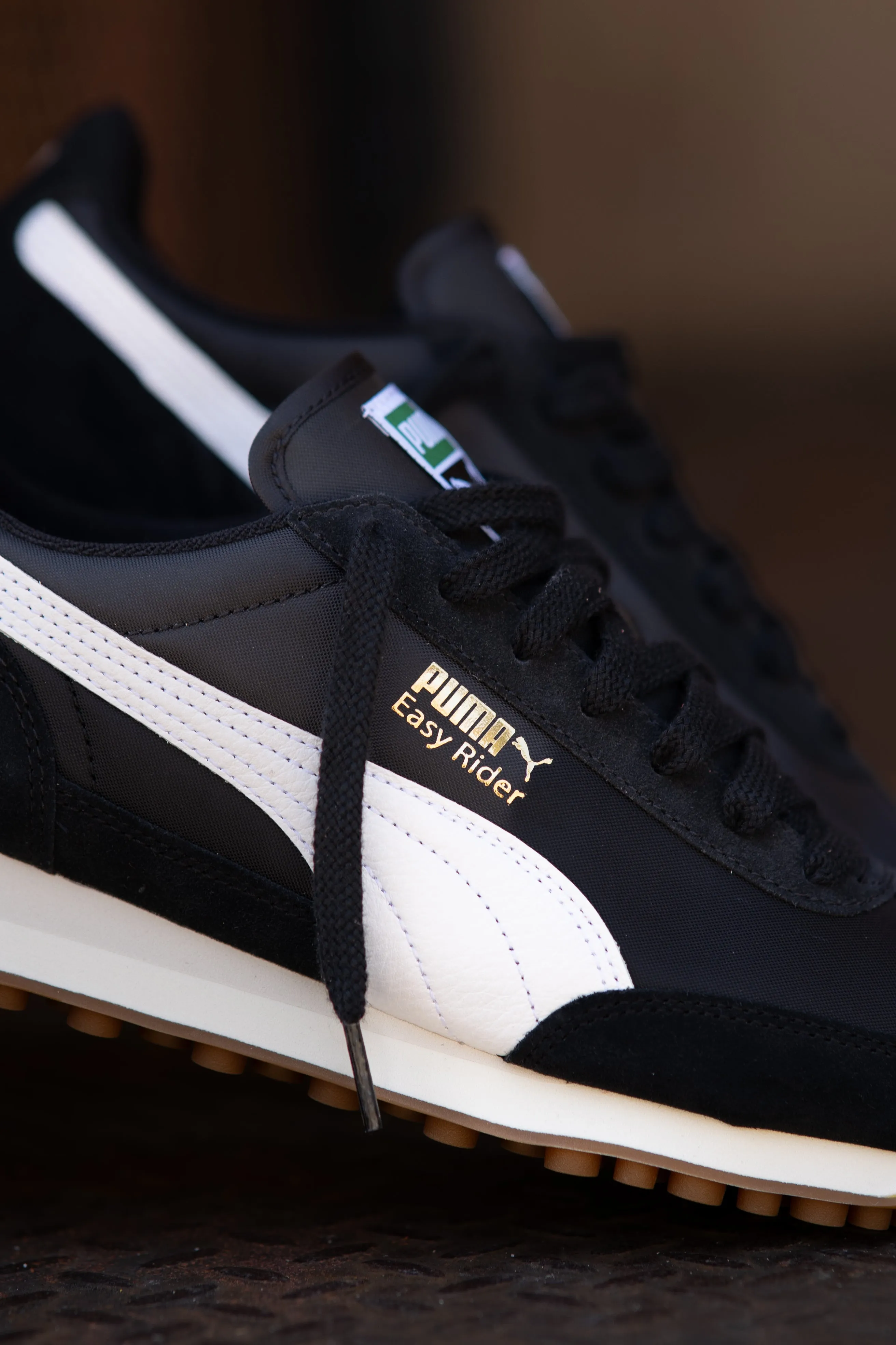 Mens Puma Easy Rider Vintage (Puma Black/Puma White)