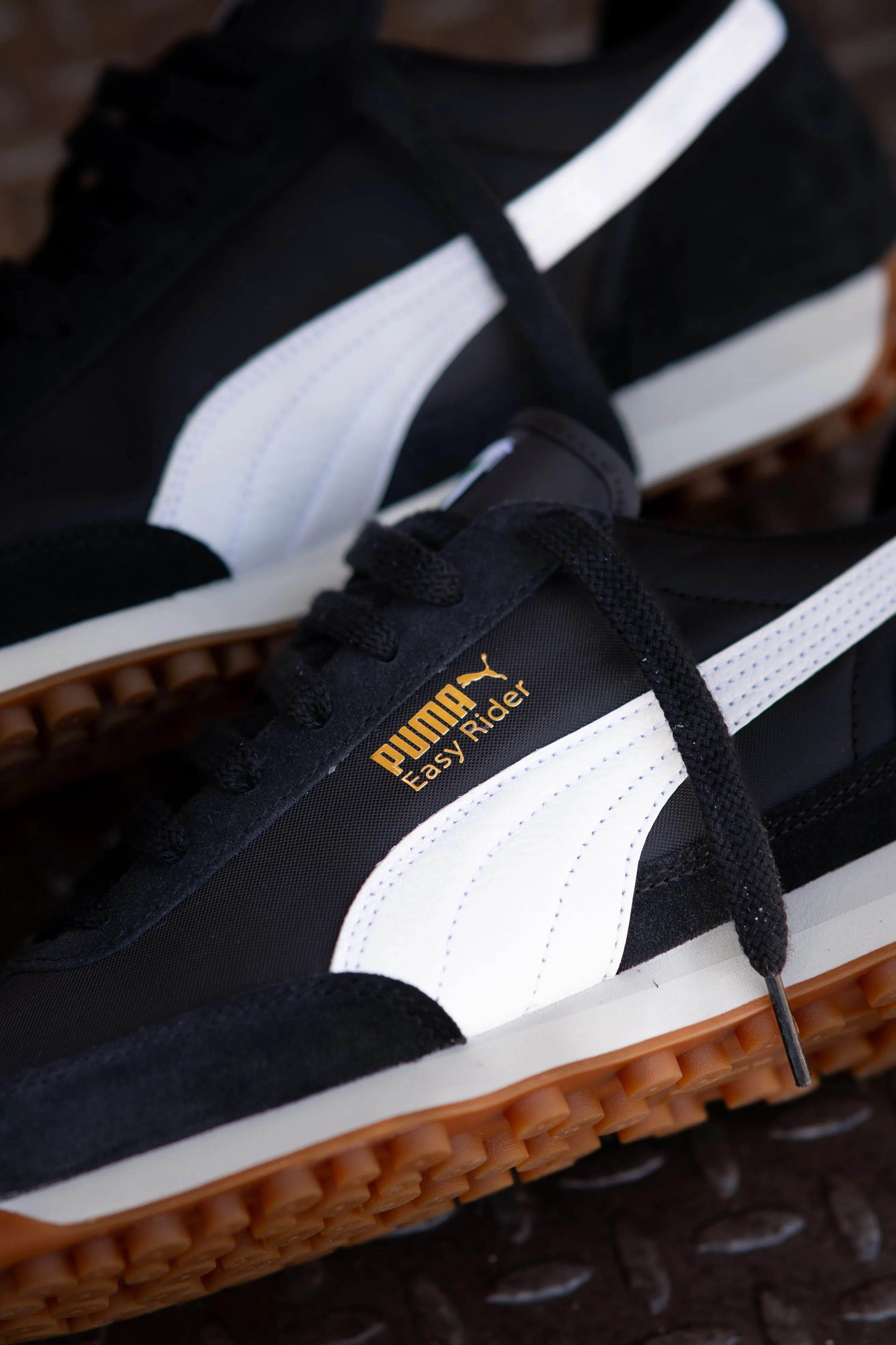 Mens Puma Easy Rider Vintage (Puma Black/Puma White)