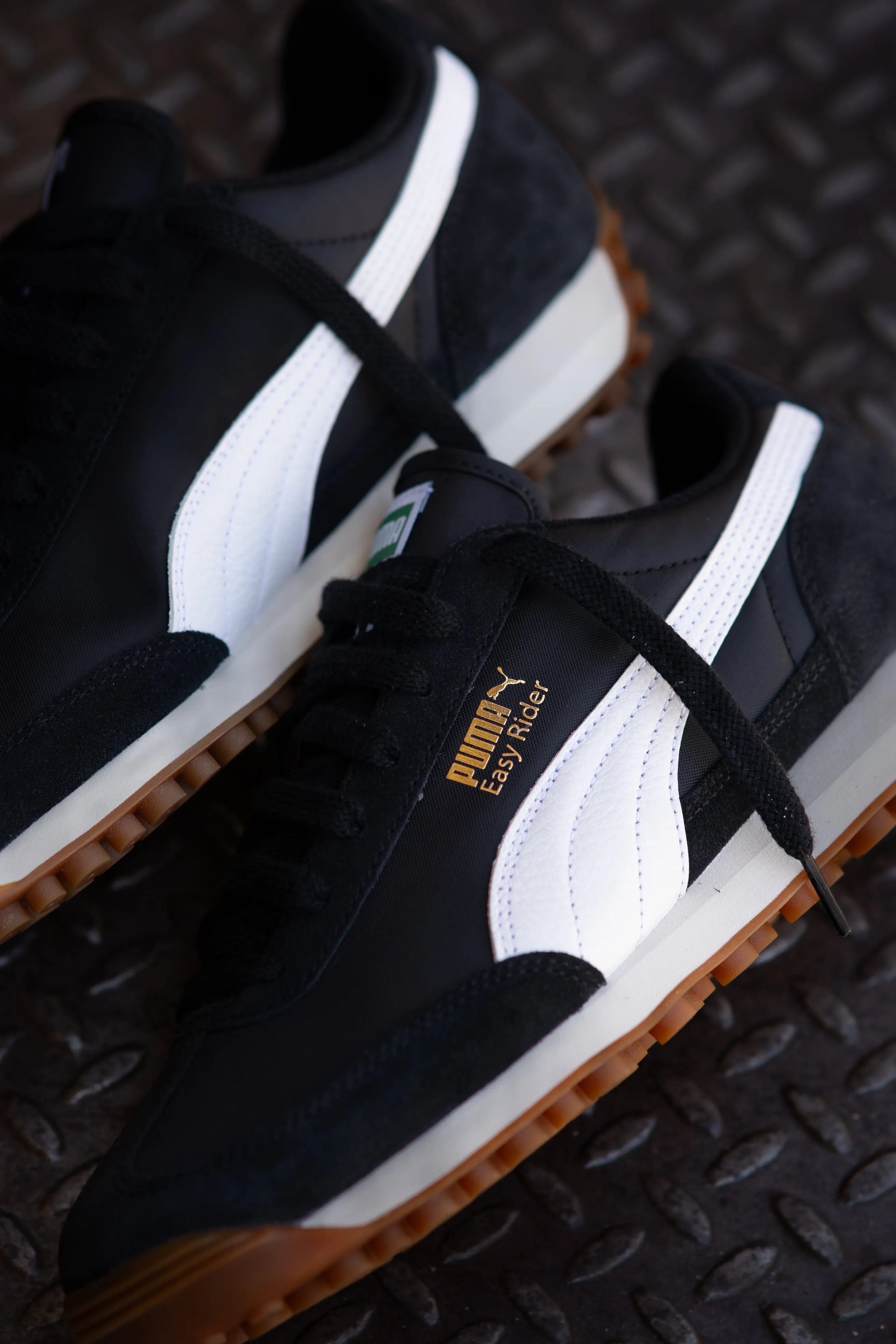 Mens Puma Easy Rider Vintage (Puma Black/Puma White)